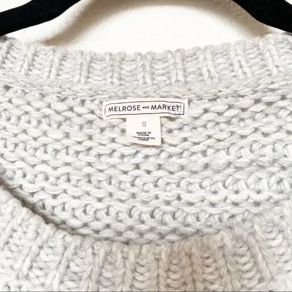 Melrose and Market Scoopneck Knit Sweater Size Small - Picture 4 of 9